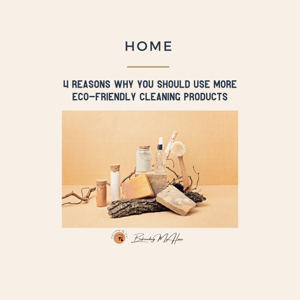 4 Reasons why you should use eco-friendly cleaning&nbsp;products.