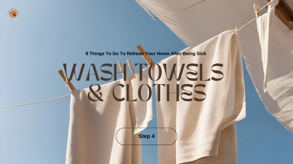 Wash towels and clothes
