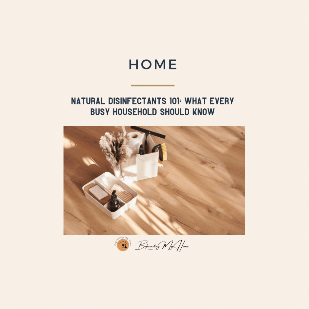 Natural Disinfectants 101: What Every Household Should&nbsp;Know